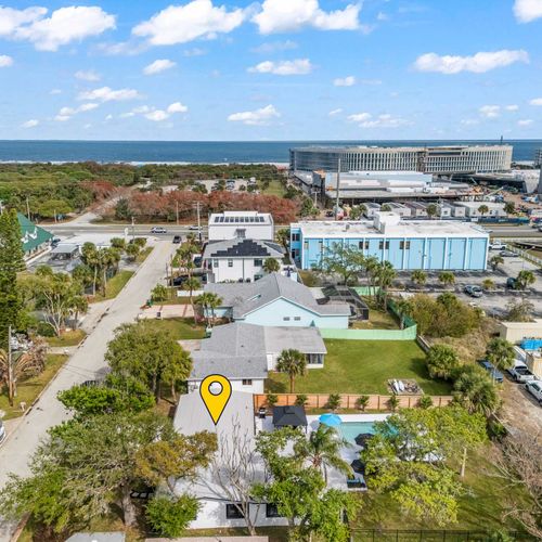 Aerial view of the location