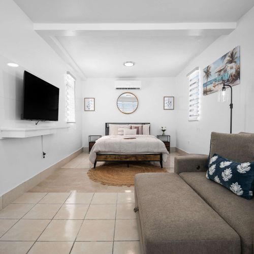 Open-concept modern living