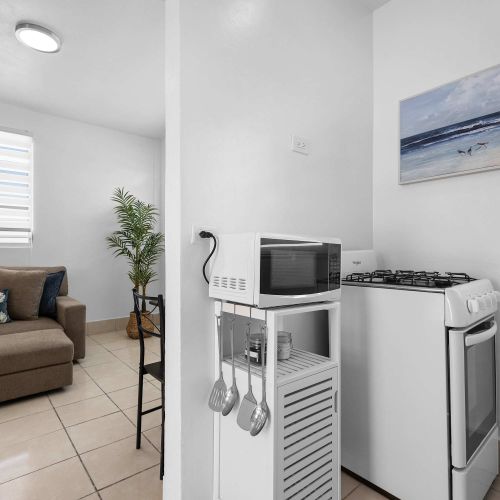 Bright, cozy living area