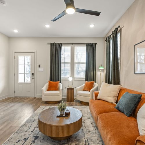 Thoughtfully curated seating for conversation, connection, and comfort