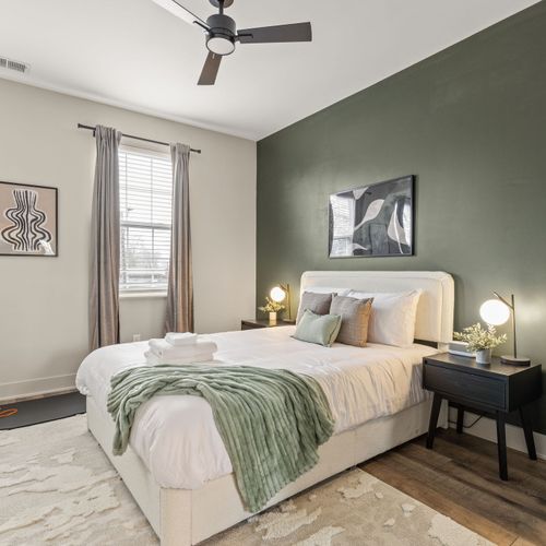 The kind of bedroom that sells the lifestyle