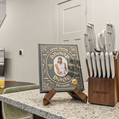 Channel your inner chef… or your inner Snoop. Either way, the kitchen’s stocked and ready.