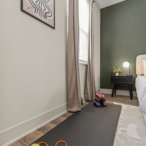 Gym who? Sneak in a quick workout, then reward yourself with a nap.