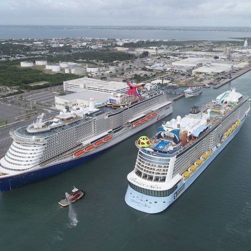 The cruises in Port Canaveral
