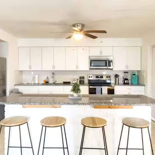 Kitchen with Bar Seating