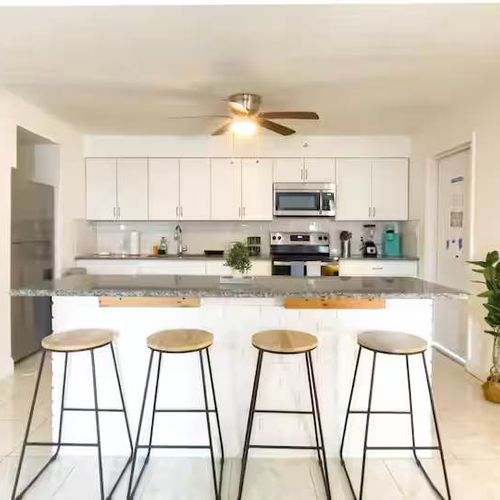 Kitchen with Bar Seating