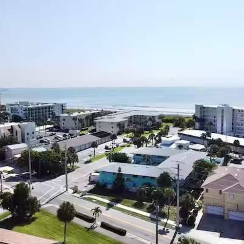 Aerial view of the complex