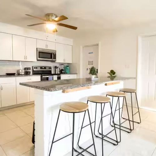 Kitchen with Bar Seating