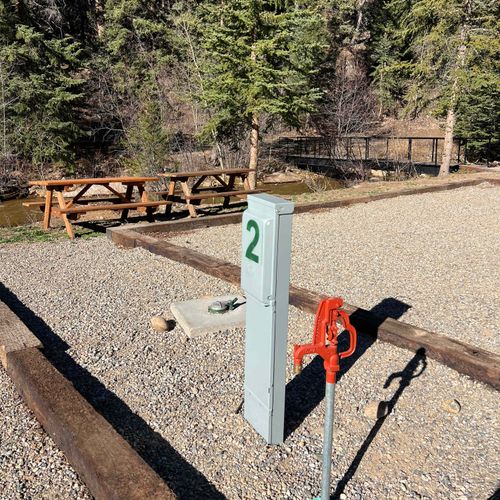 RV spot 2 - Available in our other RV listings also has full hook-ups with water, electricity (30 & 50 amp), and sewer