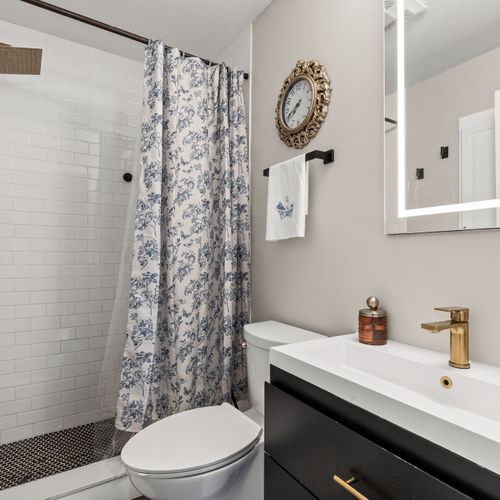 Glow up mirror included - selfies optional.