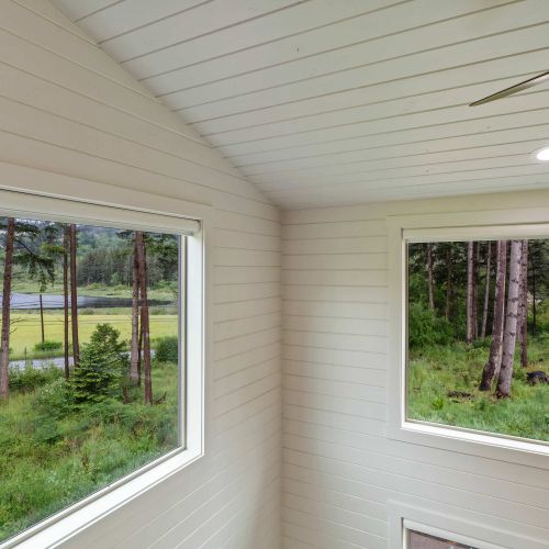 Windows that bring the outdoors in.