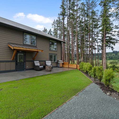 Unwind outside in a serene space surrounded by nature’s calm.