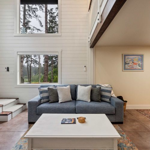 Spacious living room perfect for lounging, movie nights, and connection.