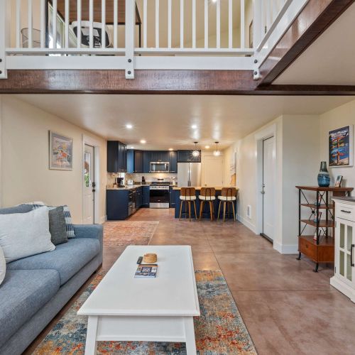 Bright, open layout that brings everyone together with ease.