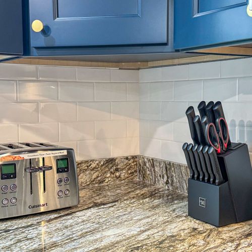 Practical essentials provided to make you feel right at home.