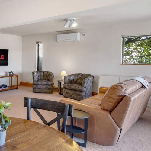 Lots of room to spread out, and stream to the large TV.