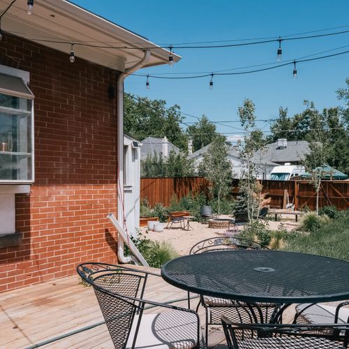 Outdoor seating
