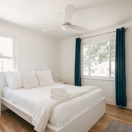 Bedroom 1 with queen bed