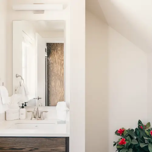 Half bathroom on main level