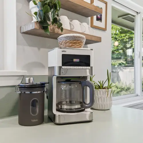 Start your day with a fresh cup of coffee.