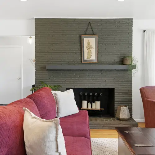 Curl up by the fireplace with a good book or your favorite movie.