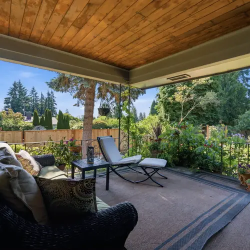 Gather outside for coffee, conversation, or a quiet afternoon.