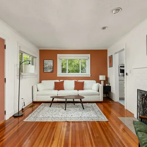 A cozy living room that knows how to keep you planted