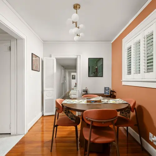 A bright little dining spot for coffee, takeout, or pretending you cooked