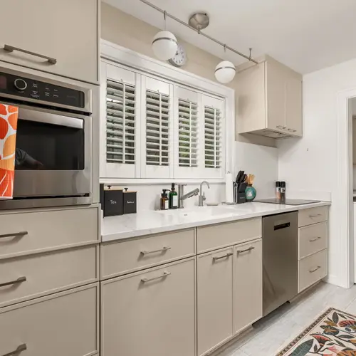 A bright kitchen ready for coffee, takeout, or your signature three-step meal