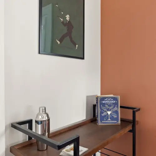 A little bar cart moment, because water isn’t always enough
