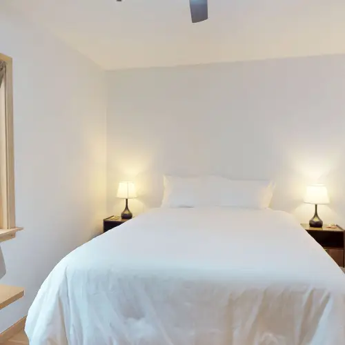 Quiet, cozy, and ready for a good night's sleep.