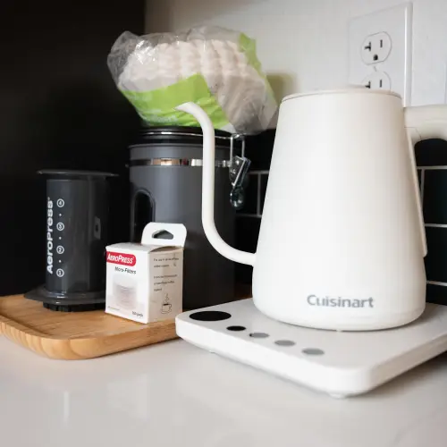 Take your time with coffee before the day begins.