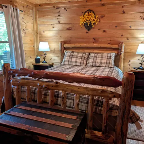 Each bed is outfitted with freshly laundered linens and sumptuously soft pillows, promising a night of deep and restful sleep.