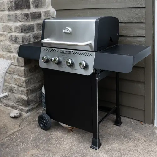 Enjoy a relaxed meal outdoors, fresh off the grill.
