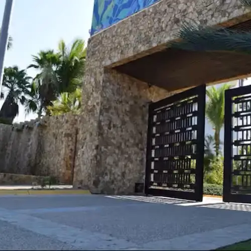 Gated entrance to La Isla Residences