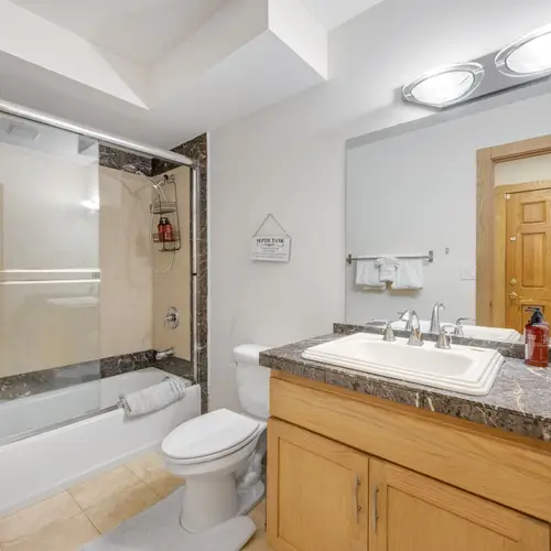 A comfortable space to get ready and recharge during your stay.