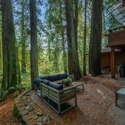 A lovely outdoor spot to enjoy your morning coffee or a quiet afternoon.
