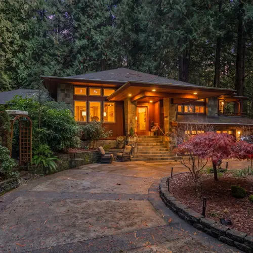 Arrive at your peaceful woodland retreat, surrounded by trees and natural beauty.