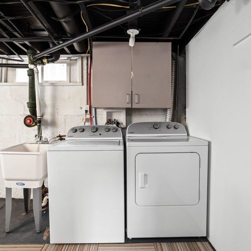 Laundry: Efficient machines and ample space for all your laundry needs during your stay!