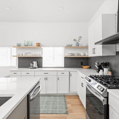 Kitchen Delight: Modern elegance meets functionality with sleek finishes and ample natural light!