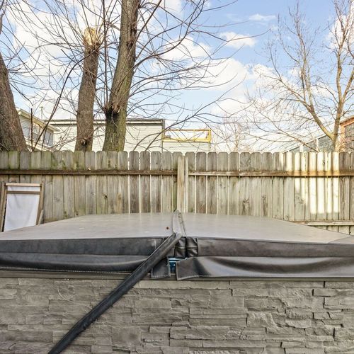 Fenced for both safety and privacy, our backyard offers a secure and secluded retreat for you to enjoy.