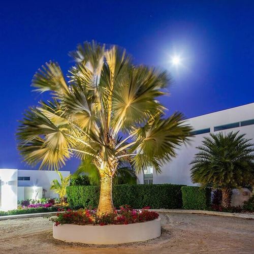 Full moon at White Villas