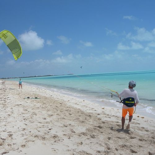 A paradise for beach lovers and kiteboarders