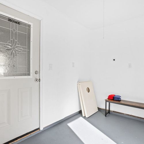 A game of corn-hole for your stay, at your convenience!