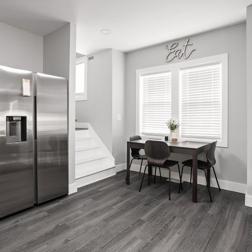Dining Area: Bright and airy space inviting you to savor meals with a view of the outdoors!
