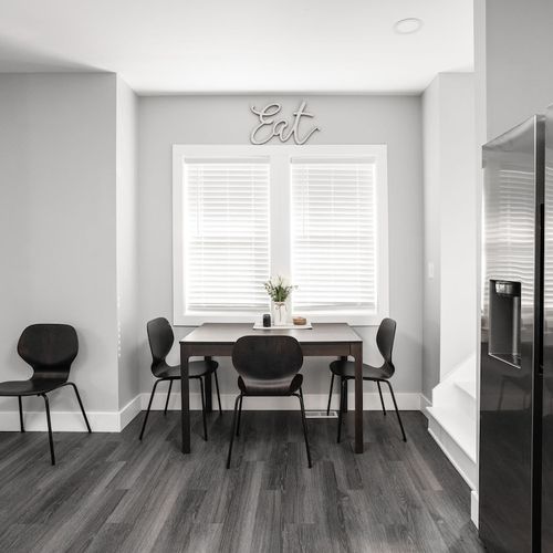 Dining Area: We've prepared a space that not only satisfies your appetite but also adds a touch of hospitality to every bite.