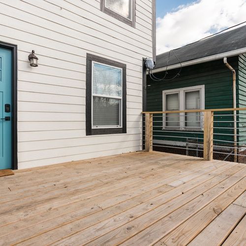Outdoor Deck: Enjoy fresh air on your spacious deck—perfect for morning coffee or evening relaxation!