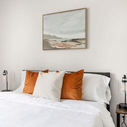 We've taken extra care to create a cozy and comfortable space for you. The bed is adorned with soft, foamy pillows and fresh, clean linens and have a restful sleep in our carefully designed bedroom.