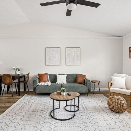 We invite you to bask in the elegance of our cozy living room atmosphere. Make yourself at home, unwind, and relish the refined comfort that surrounds you.