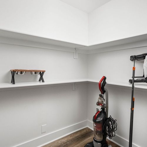 A spacious closet, providing ample room for your belongings during your stay.